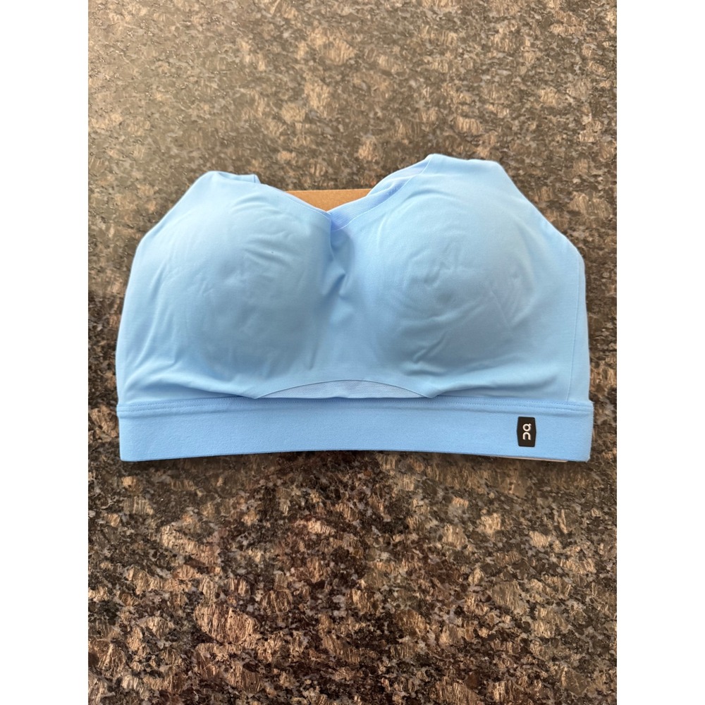 On Running Performance Bra Gourami Blue High Impact Sports Bra 1WG10134405 M - Picture 2 of 6